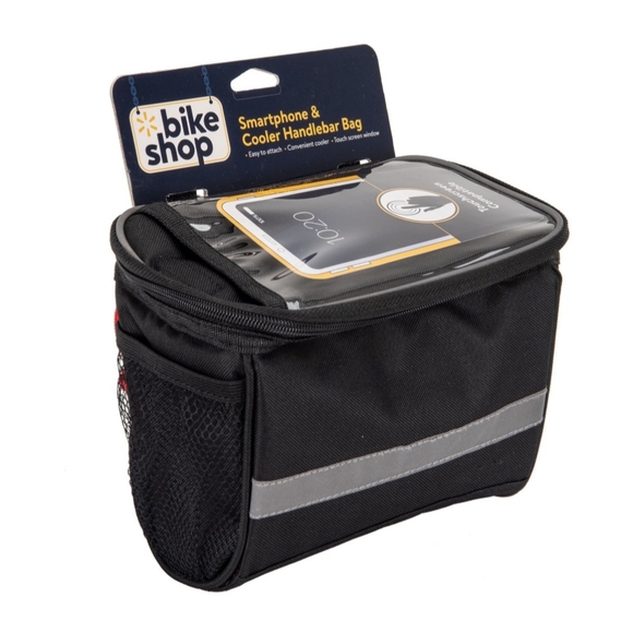 Bike Shop Accessories - Bike Shop Handlebar Bag and Cooler with Smartphone Pocket Easy To Attach